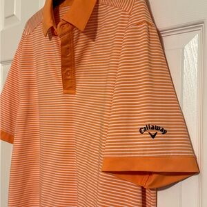 Callaway Men's Vibrant Orange Polo Shirt